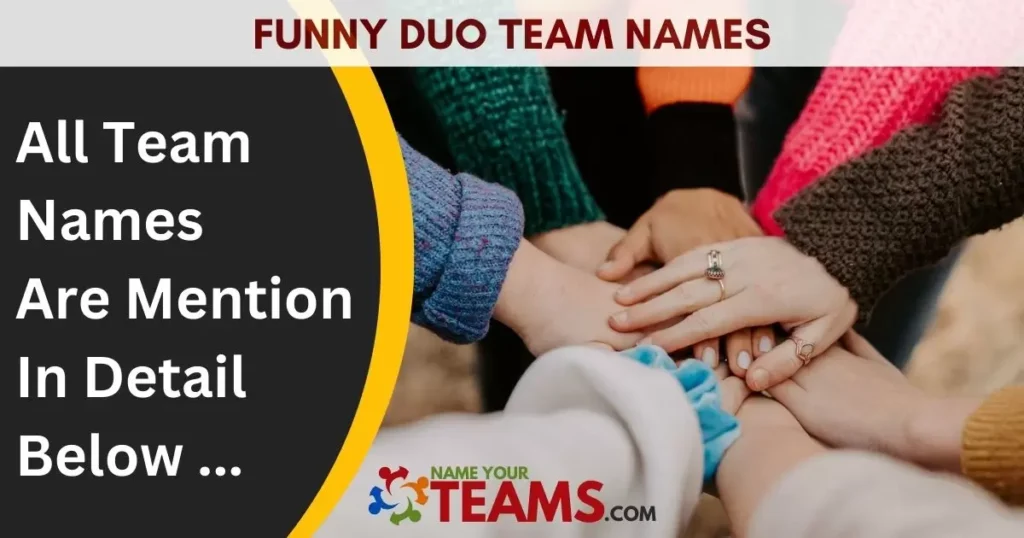Funny Duo Team Names
