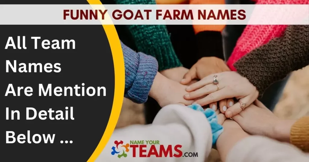 Funny Goat Farm Names