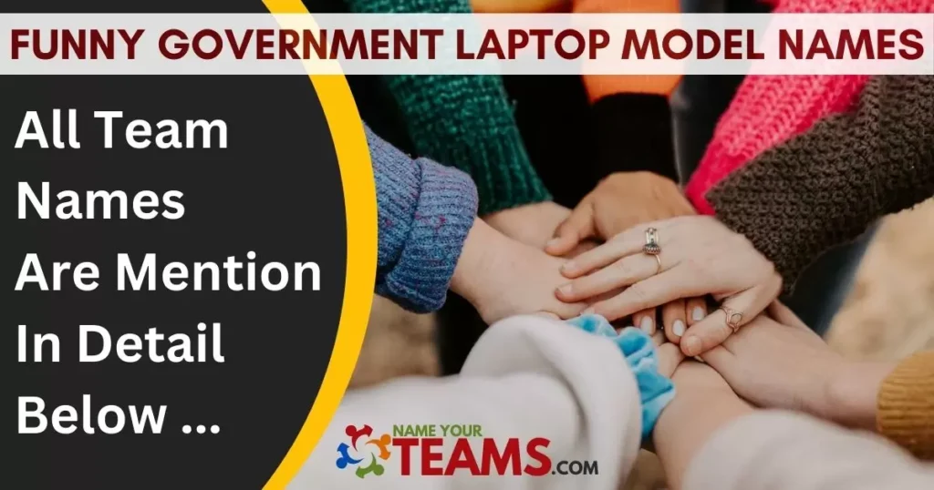 Funny Government Laptop Model Names