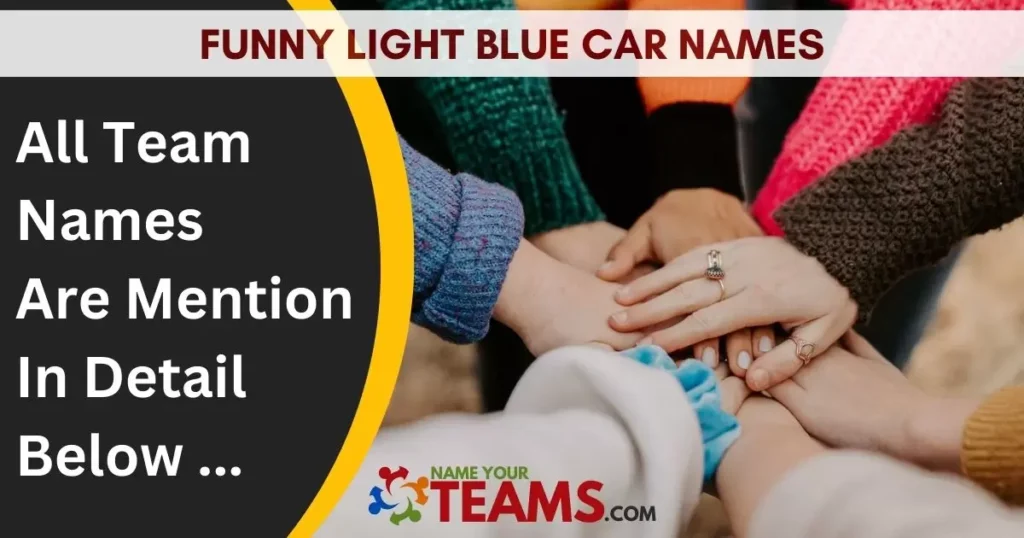 Funny Light Blue Car Names