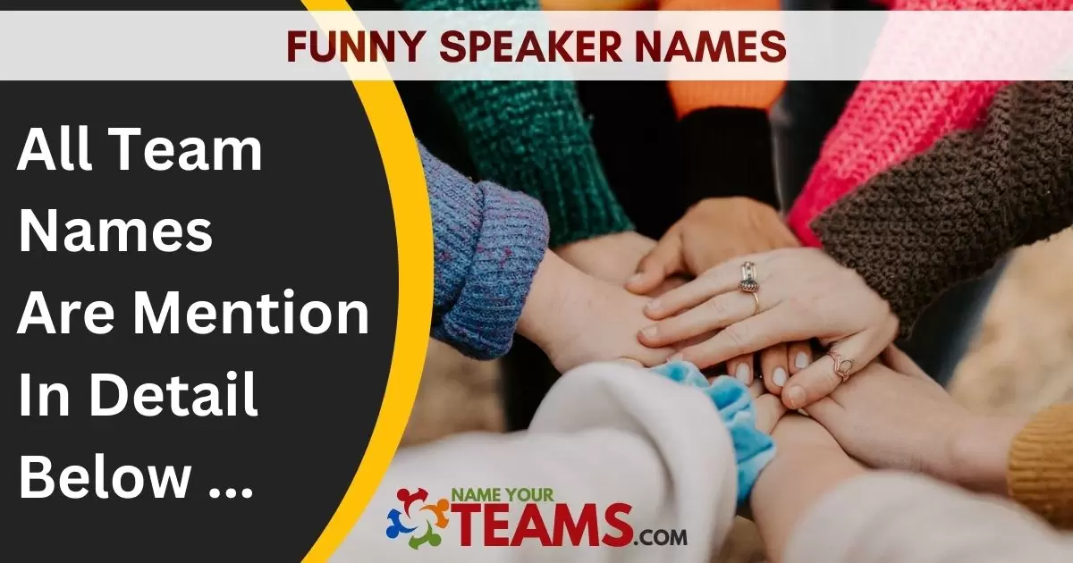 Funny Speaker Names